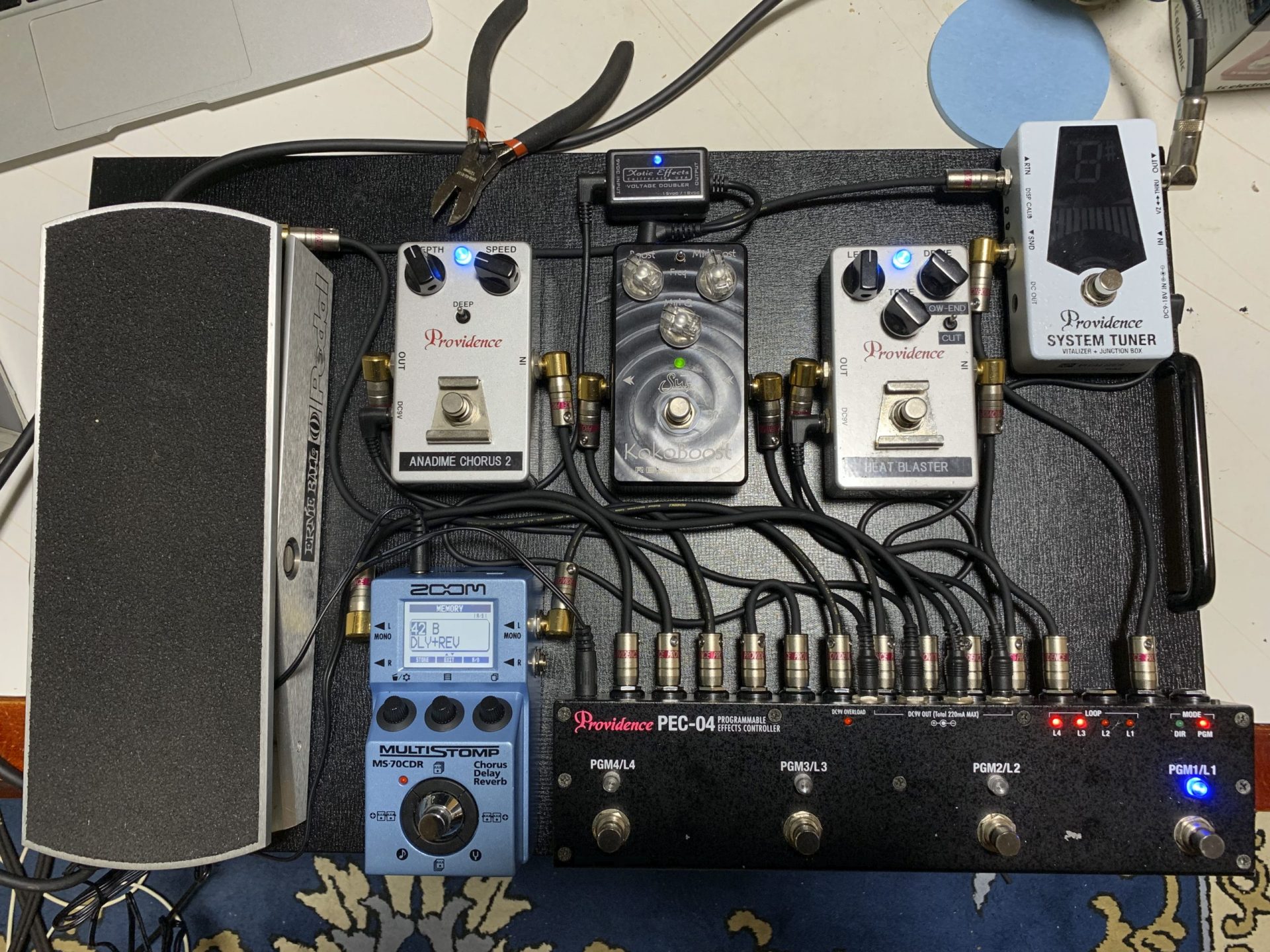 かなりシンプルなボードにしてみた - 底なしのエフェクター泥沼日記