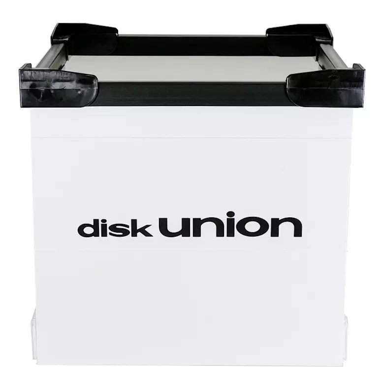 DUレコードコンテナ(LP) WHITE/プラスチックダンボール｜CD・レコード