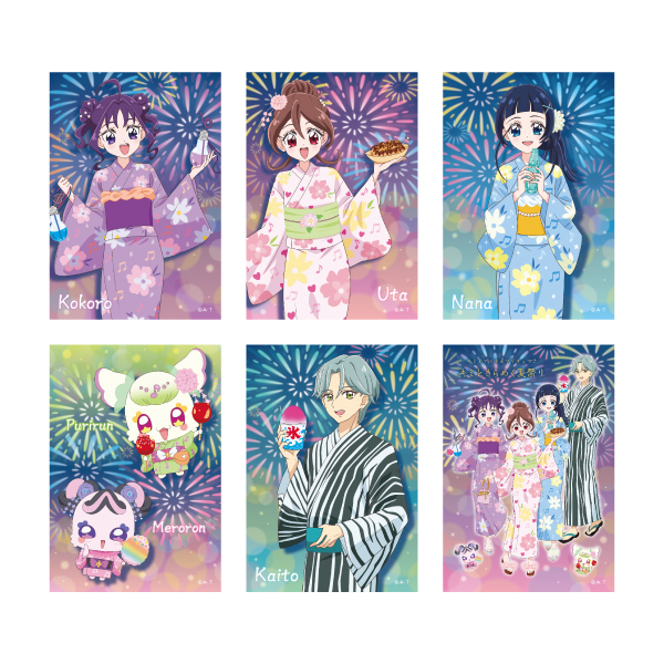 キミとアイドルプリキュア♪】キミときらめく夏祭り ブロマイドセット