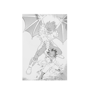 ダイの大冒険】キャラファイングラフ 額装複製原画 1990年 週刊少年