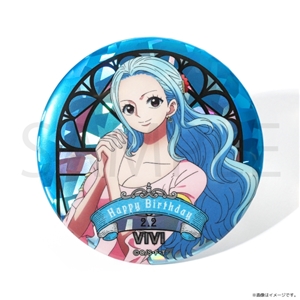 ワンピース】ワンピース HBDステンドグラス風ホログラム缶バッジ[2.6