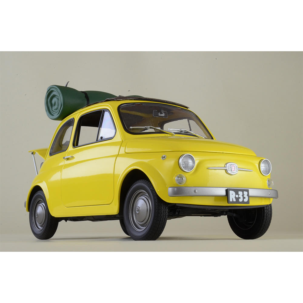 ルパン三世 カリオストロの城 FIAT 500 1/12 ダイキャスト製塗装済み