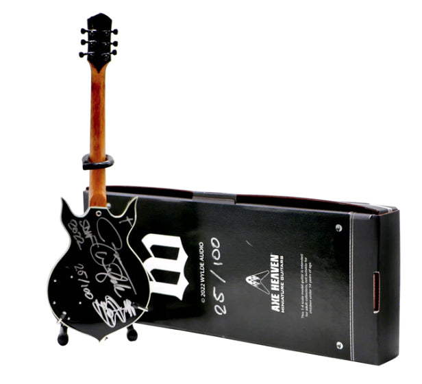 Zakk Wylde Signed Heathen Grail Mini Guitar - Wylde Audio Replica