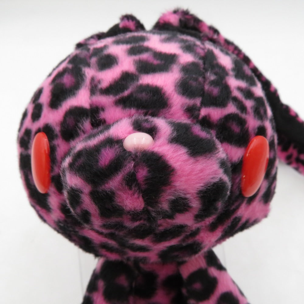 汎用うさぎ ぬいぐるみ アニマルミミック ヒョウ柄 ピンク グルーミー