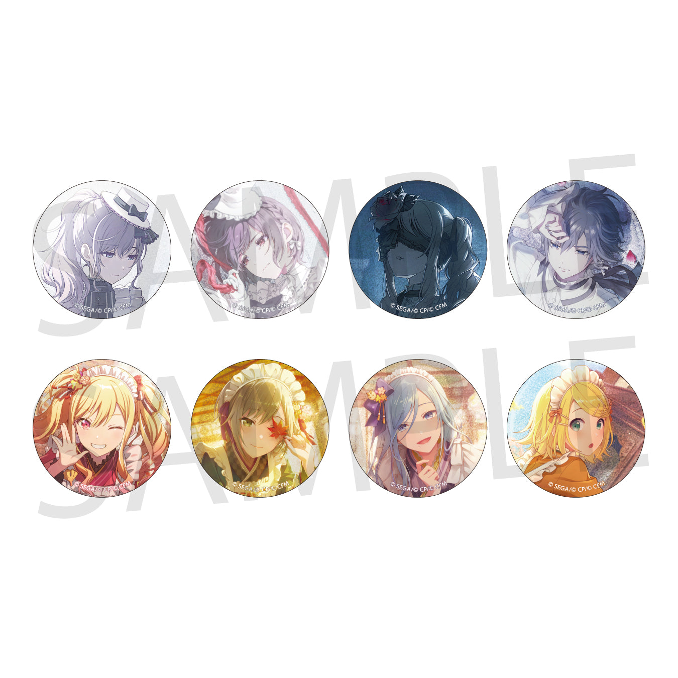 プロセカ 朝比奈まふゆ 缶バッチ✖️40 匿名配送】 朝比奈まふゆ