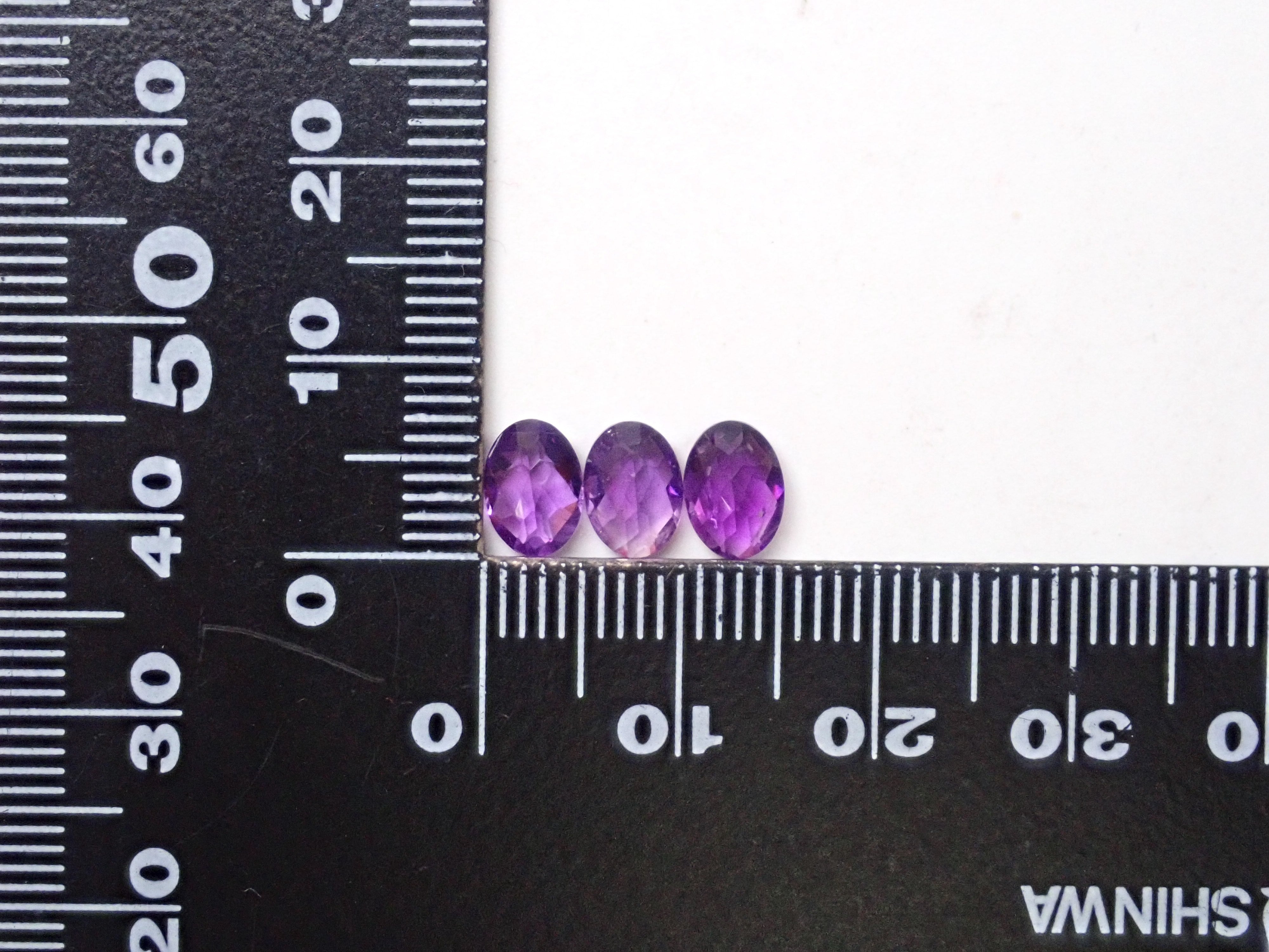 宝石商の道具】デジタルノギス・カラーシフトアメジスト2点 セット