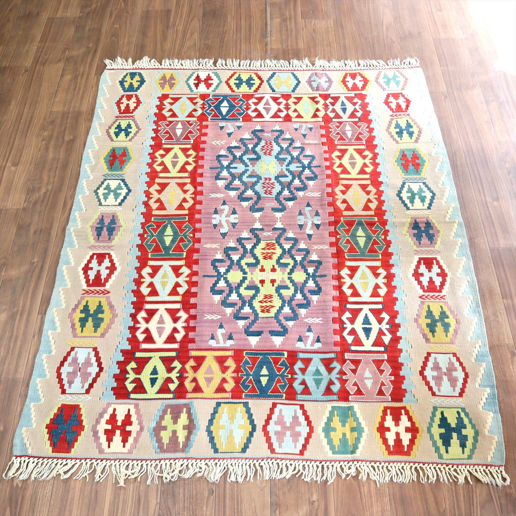 キリムスタイル / トルコの手織りキリム・セッヂャーデ176×142cm 2