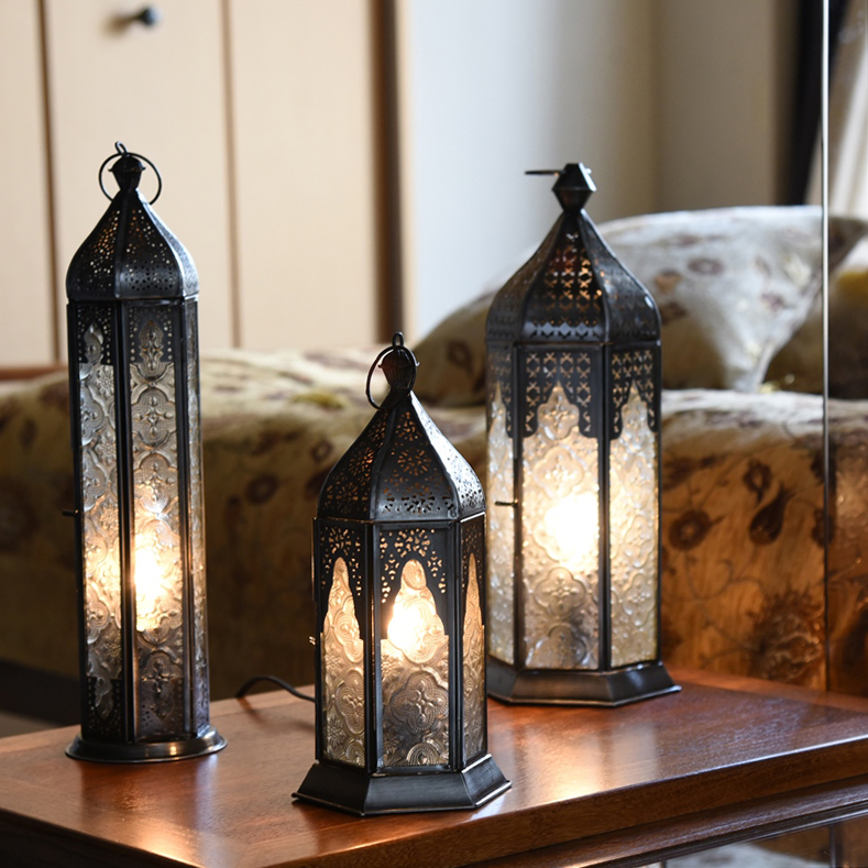 キリムスタイル / モロッコランタン・テーブルランプ ミフラープ