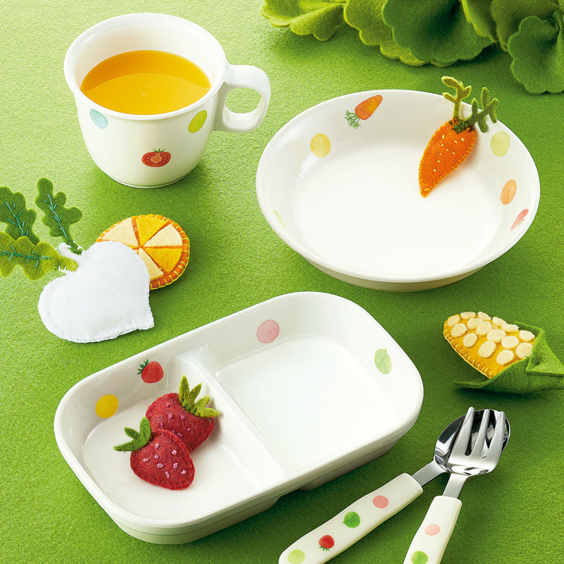 10cm丸深皿 べじふる D63 BH ｜国際化工公式通販サイト【子供用