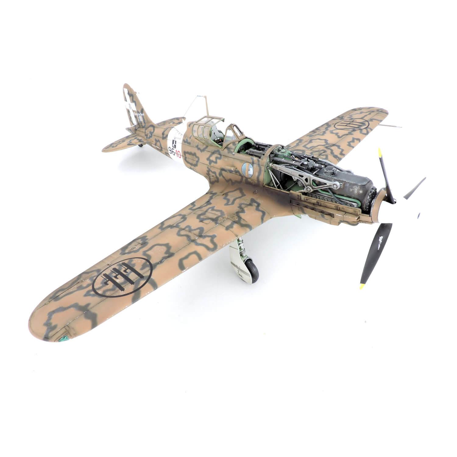 Aircraft model: Macchi MC.202 Folgore - Italeri - Scale Model