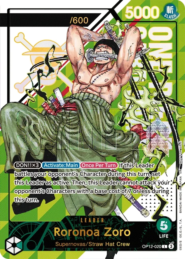 EB04-007 Roronoa Zoro One Piece Card Game Card | One Piece Card Game