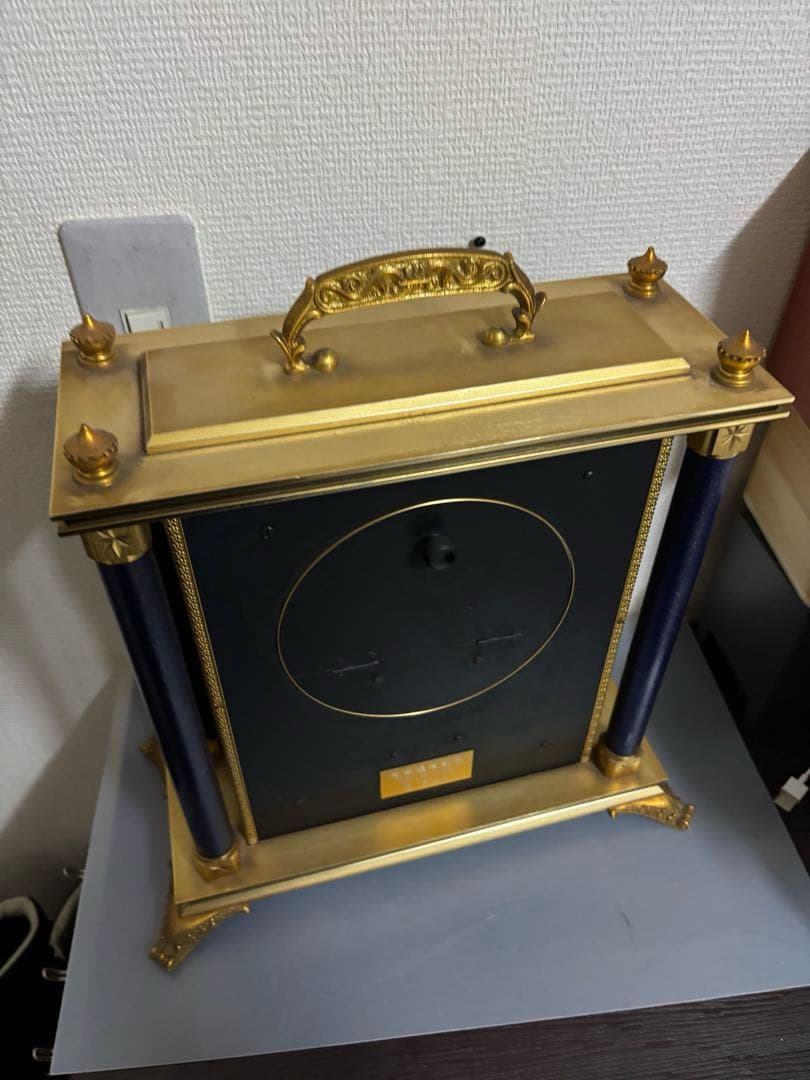 SEIKO セイコー 置時計 QW416G ネイビー 高級 豪華 - メルカリ