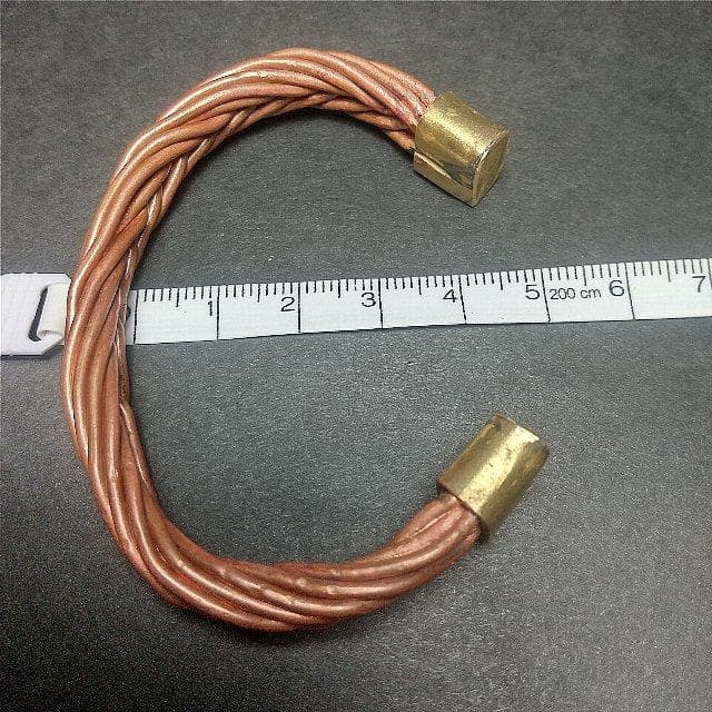 銅 バングル Viking warrior solid 17.3cm