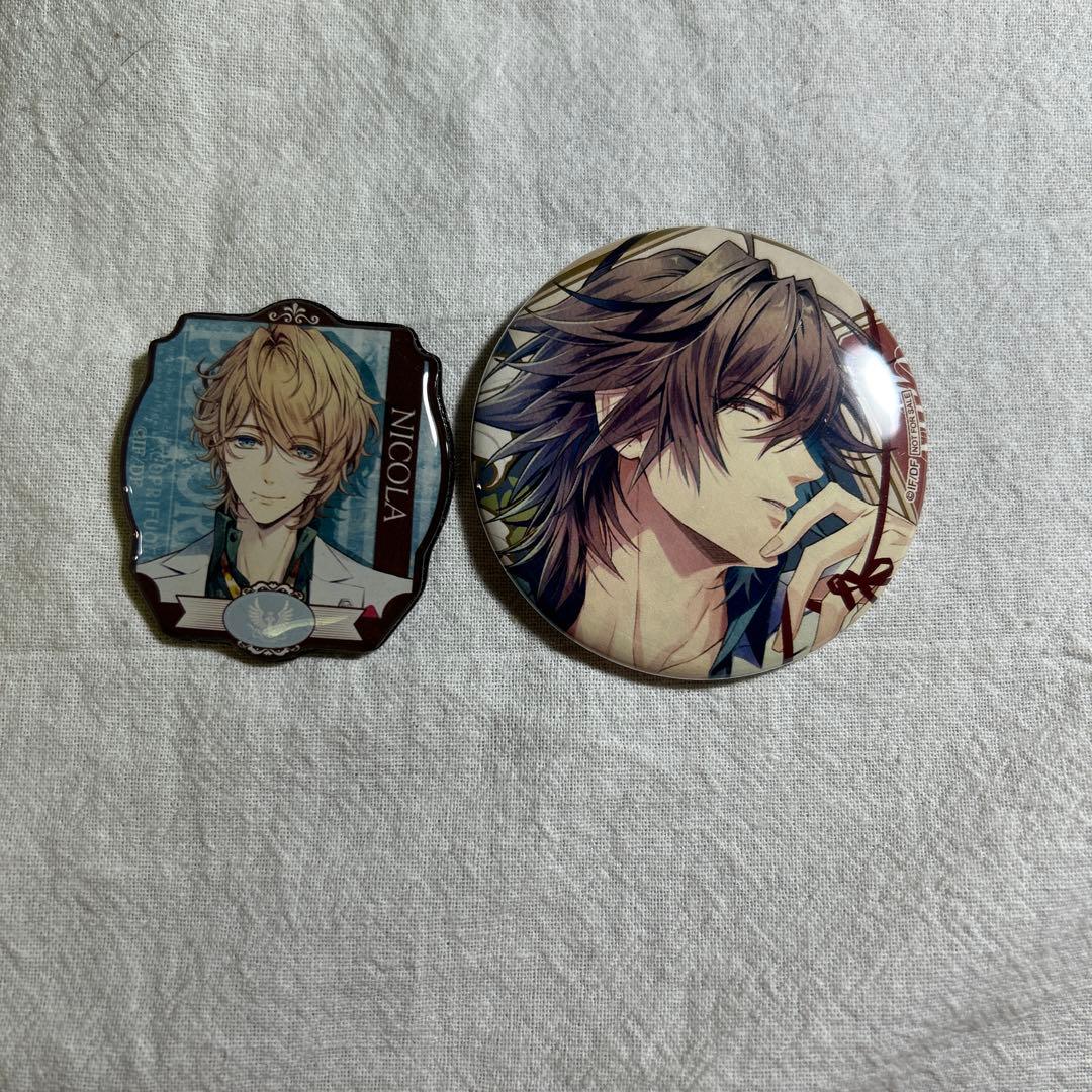 ピオフィオーレの晩鐘 ピオフィ ハート缶バッジ 2枚セット - メルカリ