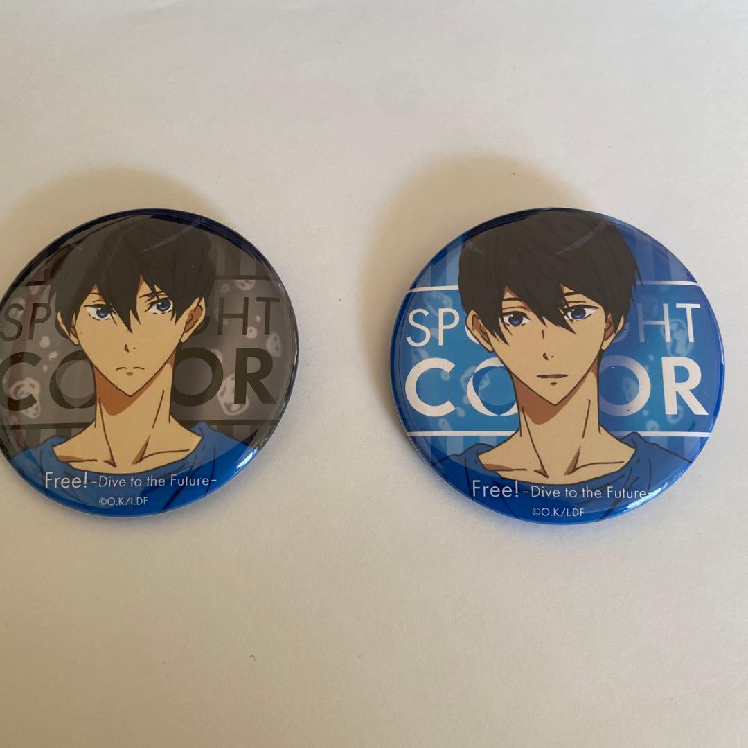 Free!七瀬遙 缶バッジ2個セット Dive to the Future - メルカリ