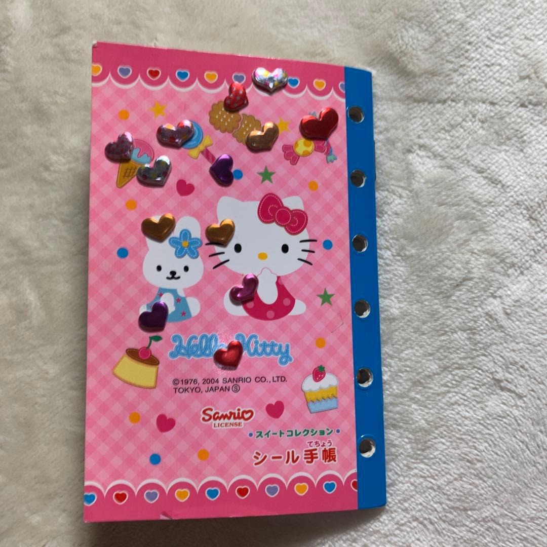 平成レトロキティちゃんシール キティシール帳 キティちゃんフレーク