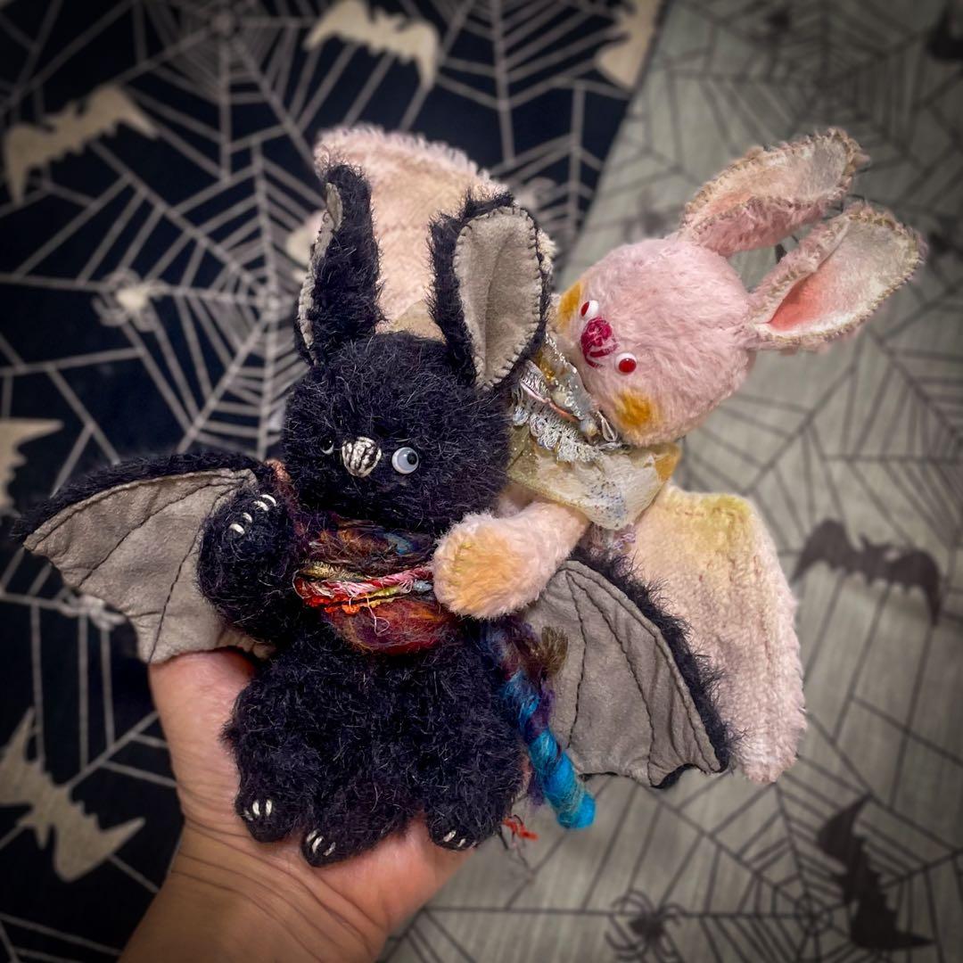 【1/31まで】fluffyteddy＊エントリーNo.2【ハロウィンコウモリ】