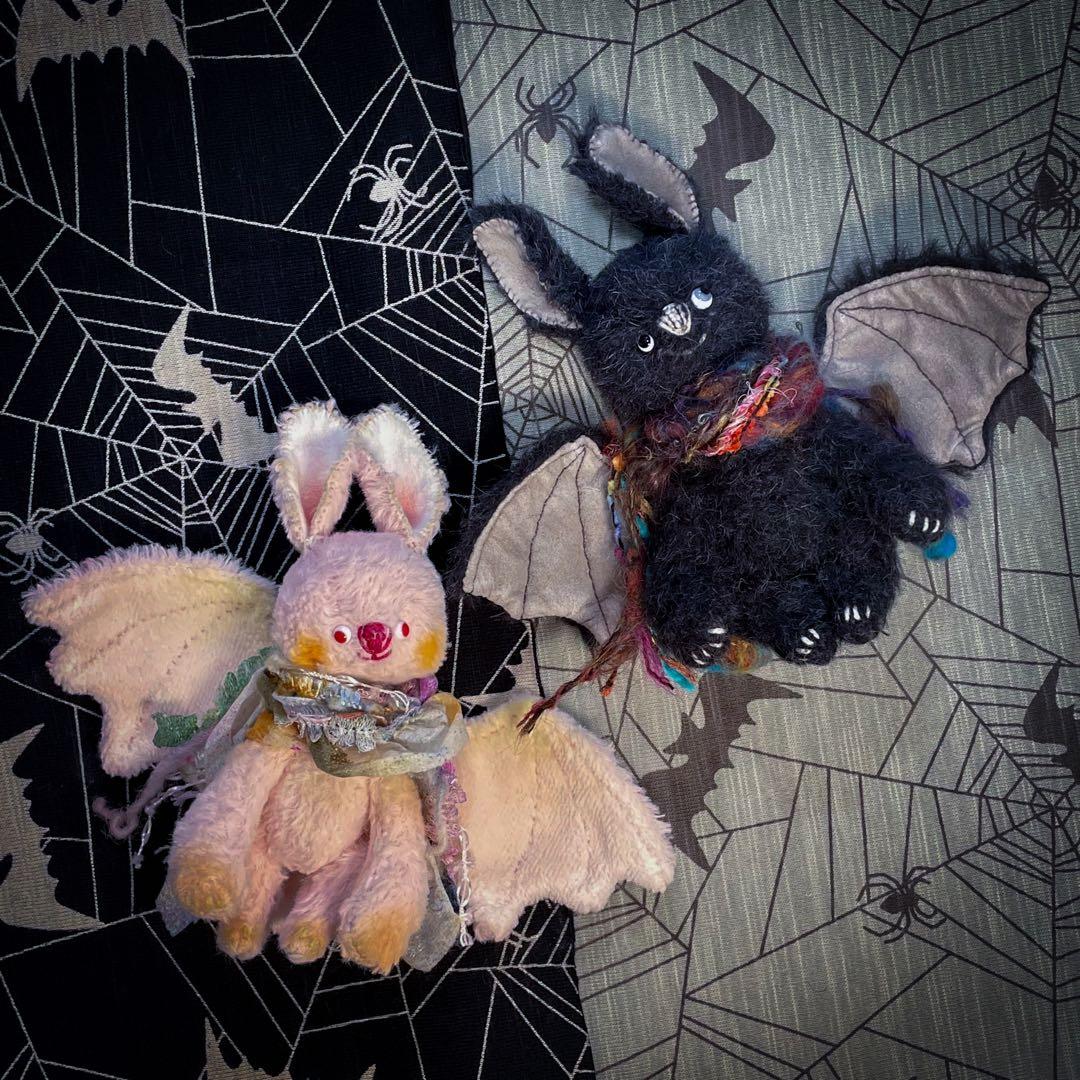 【1/31まで】fluffyteddy＊エントリーNo.2【ハロウィンコウモリ】