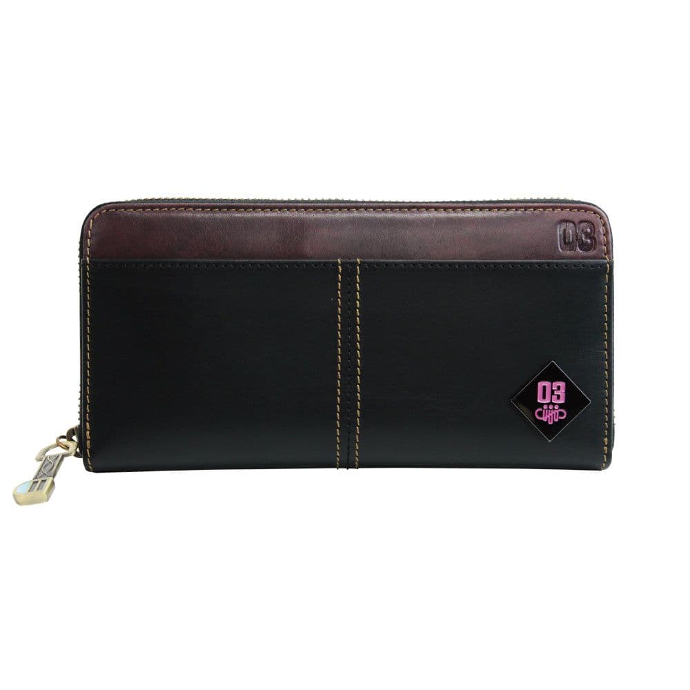 巡音ルカ 本革ラウンド財布 缶バッジ付き SOLWA