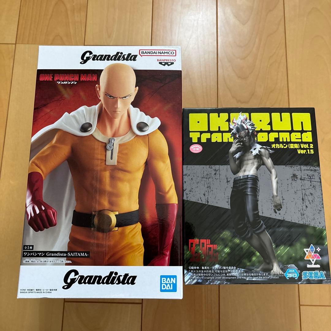 新品未開封】ワンパンマン サイタマ ダンダダン オカルン フィギュア
