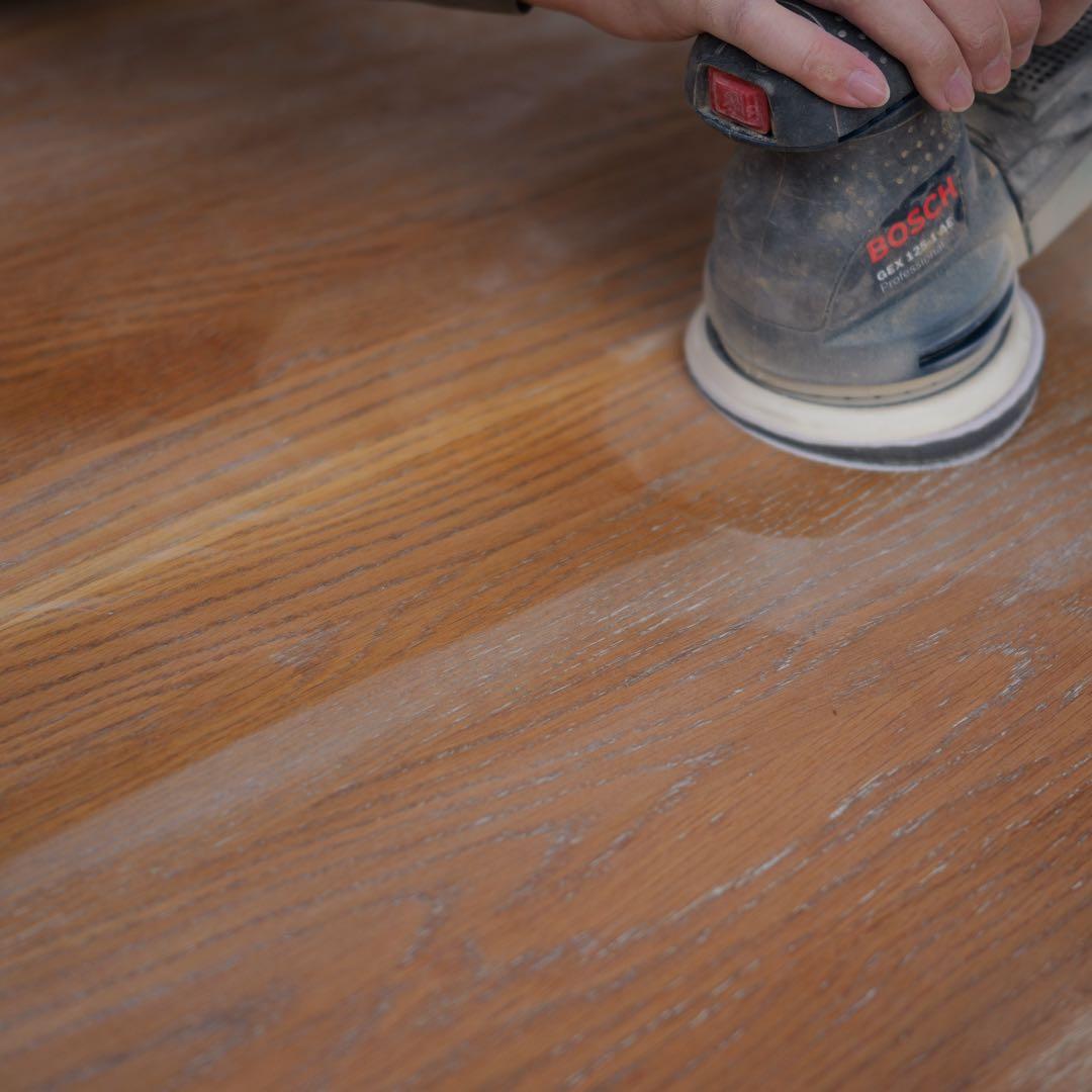 フルメンテ済み無印良品オーク無垢ダイニングテーブル【天板のみ】140×80×72