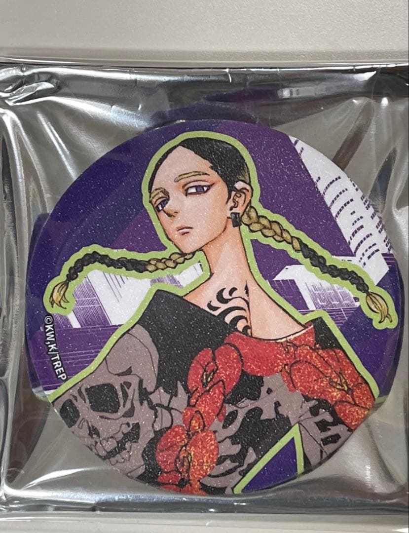 東京リベンジャーズ 台湾 高雄 新体験展 最後の世界線 缶バッジ 灰谷蘭