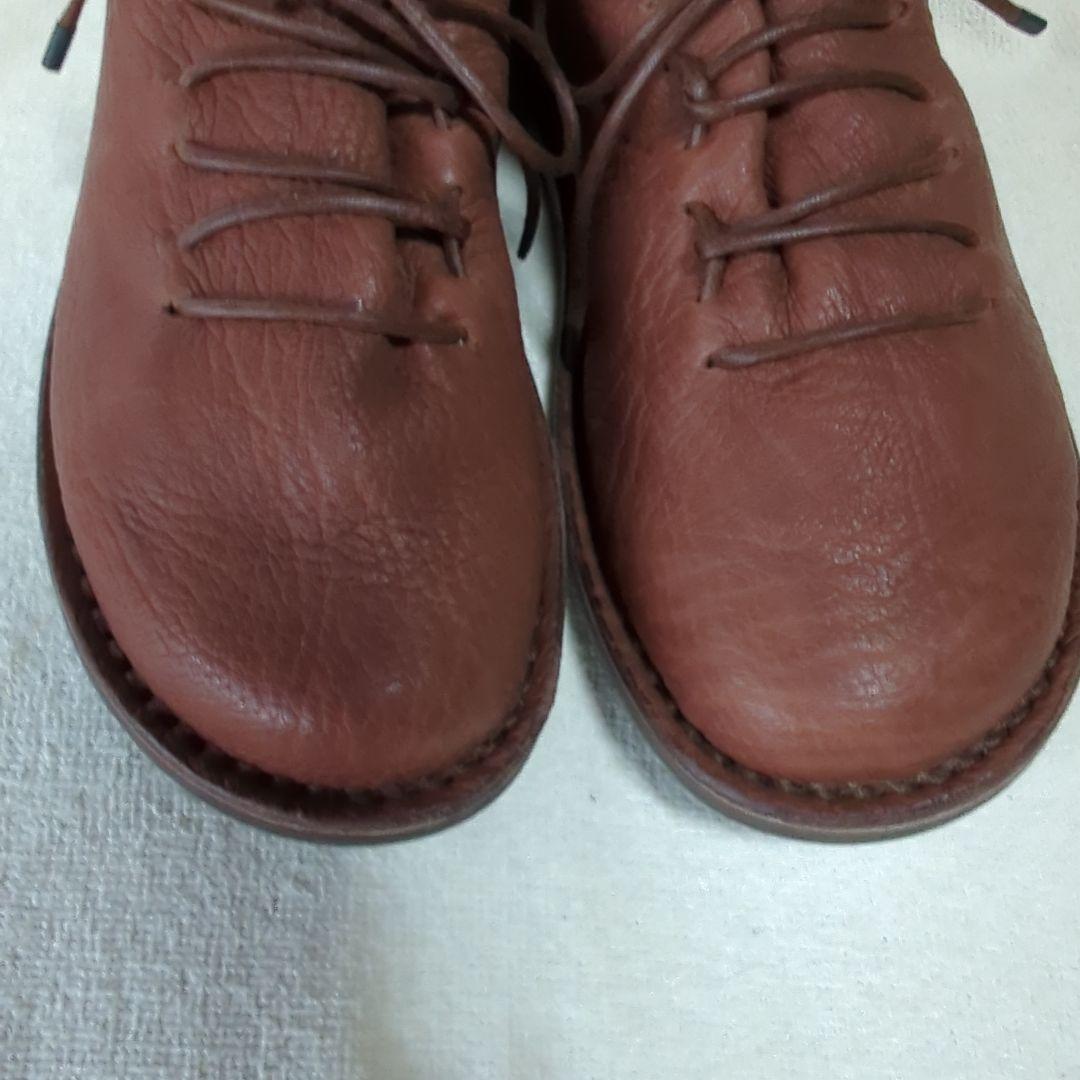 再値下げトリッペンブラウンレースアップシューズ