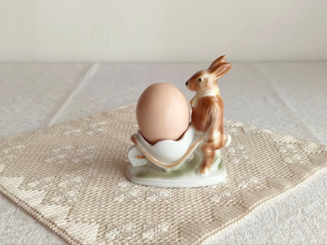 * pottery rabbit ୨୧ * お手伝い上手な ステキなうさぎさん