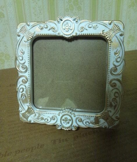 クラシカル フォトフレーム ＊ ホワイト ゴールド b