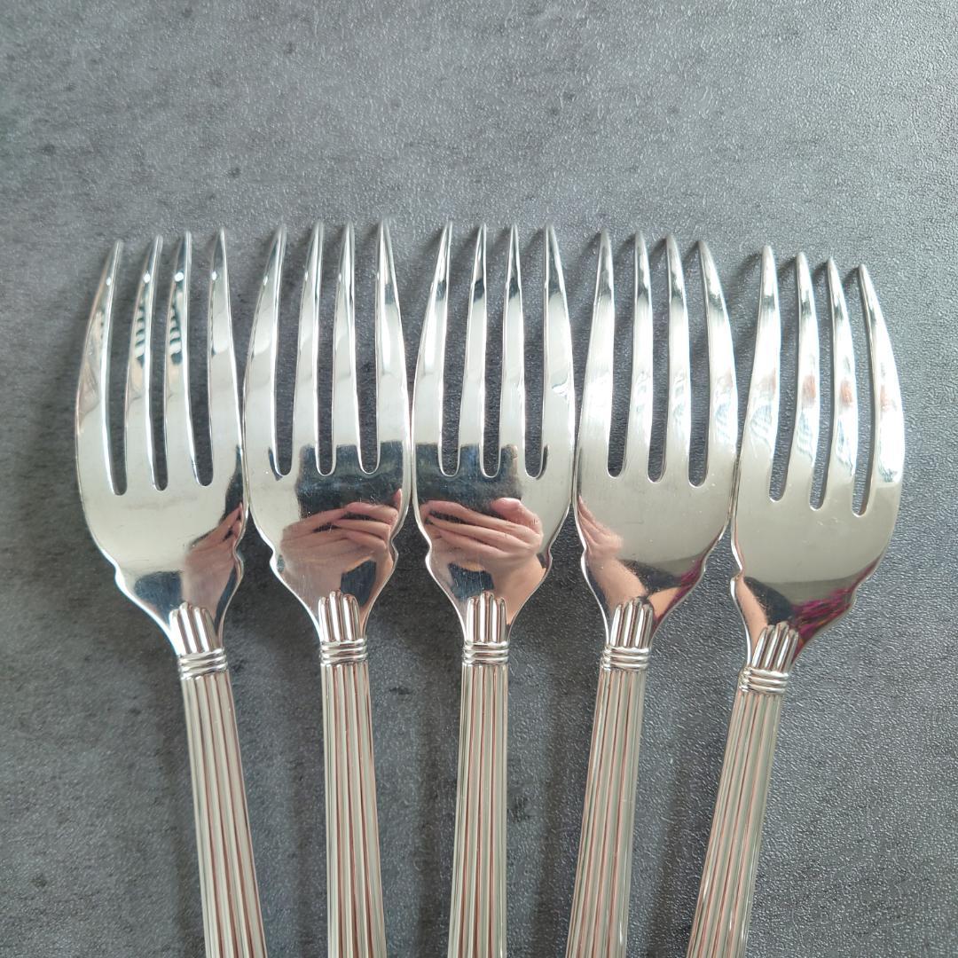 希少 クリストフル アリア フィッシュフォーク 5点