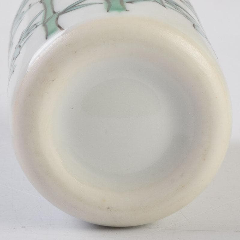 茶道具 渋草焼 渋草柳三作 色絵竹文 茶布筒 共箱 V 8990 - メルカリ