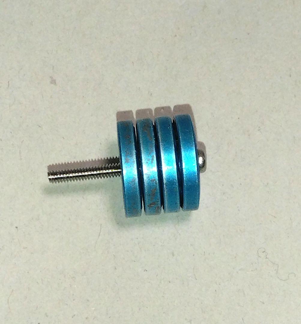 再出品】ミニ四駆 軽量2段 軽量13mm 軽量19mm 純正ブルー ローラー