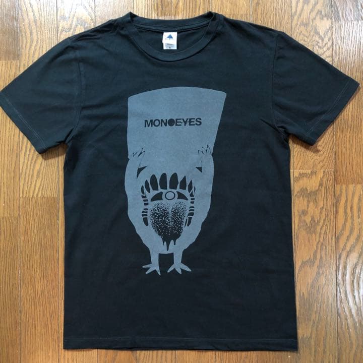 MONOEYES モノアイズ クチくん Tシャツ S ブラック 黒 バンT - メルカリ