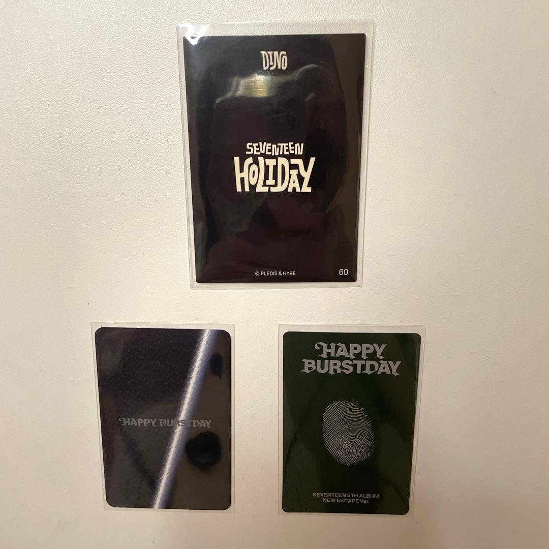 SEVENTEEN ディノ トレカ 3枚セット - メルカリ