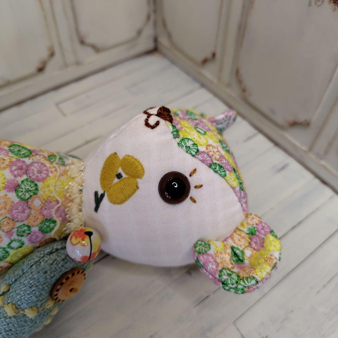 デ*コ様 【オークションです】ミナペルホネン＊ハンドメイド＊ぬいぐるみ＊テディベ