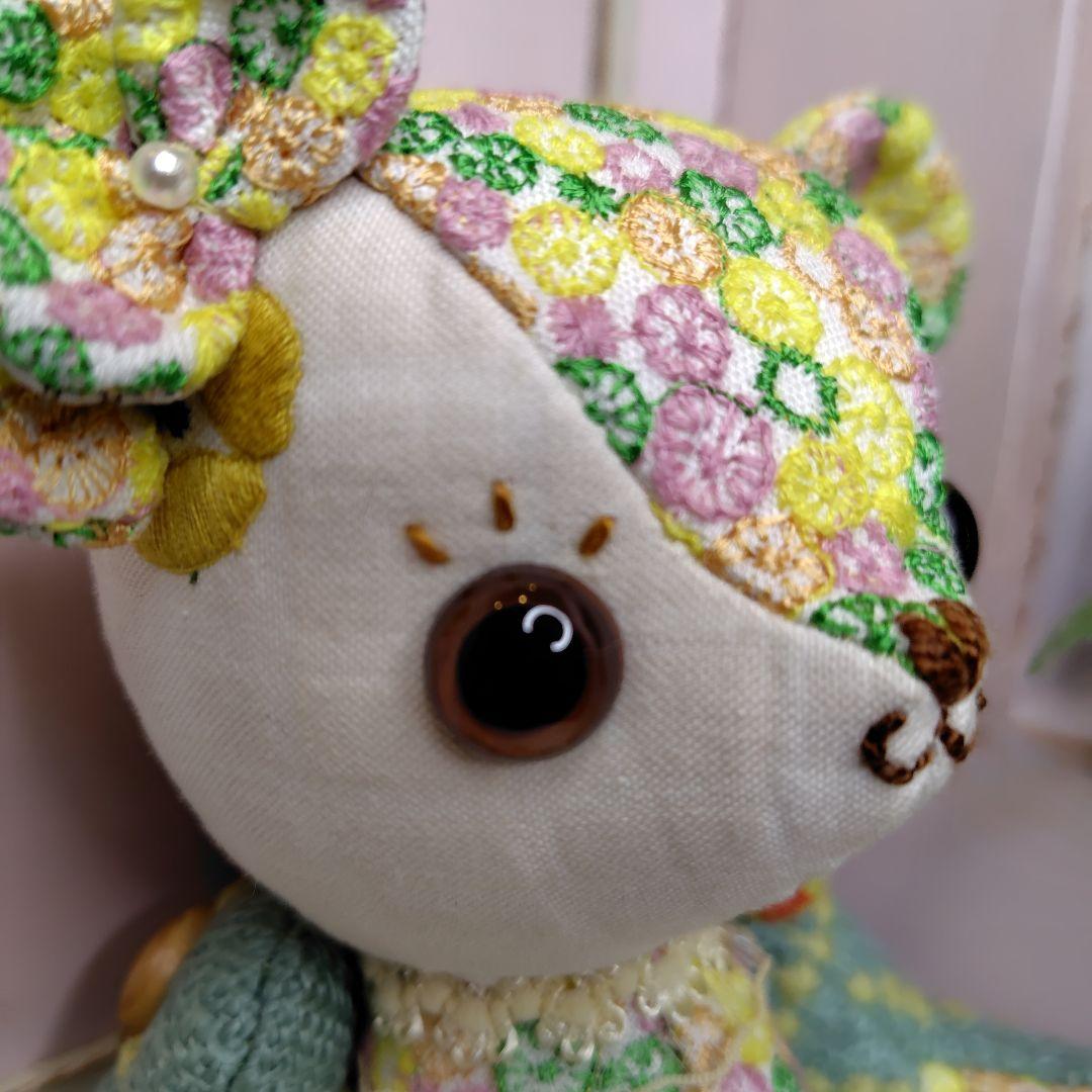 デ*コ様 【オークションです】ミナペルホネン＊ハンドメイド＊ぬいぐるみ＊テディベ