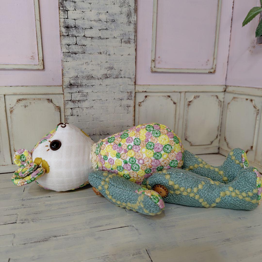 デ*コ様 【オークションです】ミナペルホネン＊ハンドメイド＊ぬいぐるみ＊テディベ