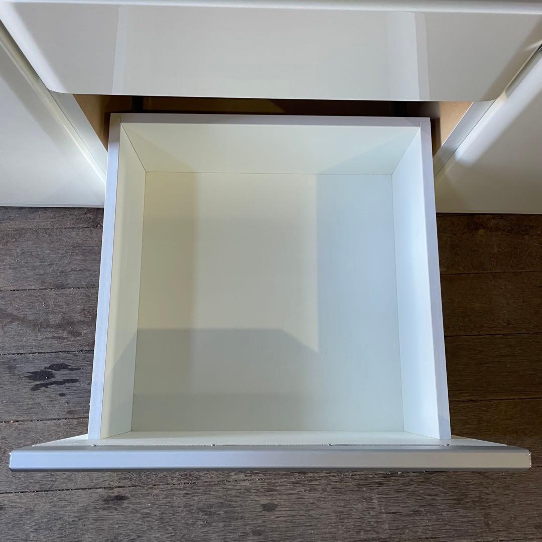 NITORI ニトリ 食器棚 120KB-WH キッチンボード アルミナ2 白