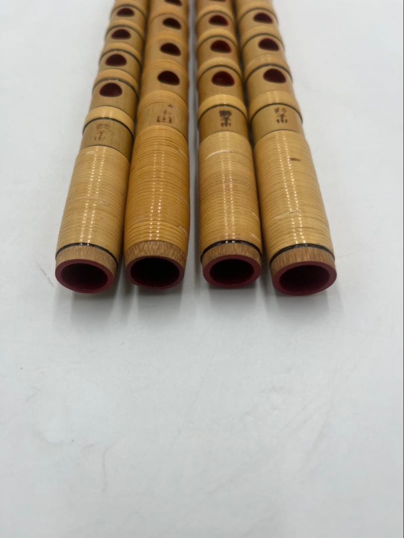 篠笛　獅子田　紫山　竹水　横笛　4本まとめ