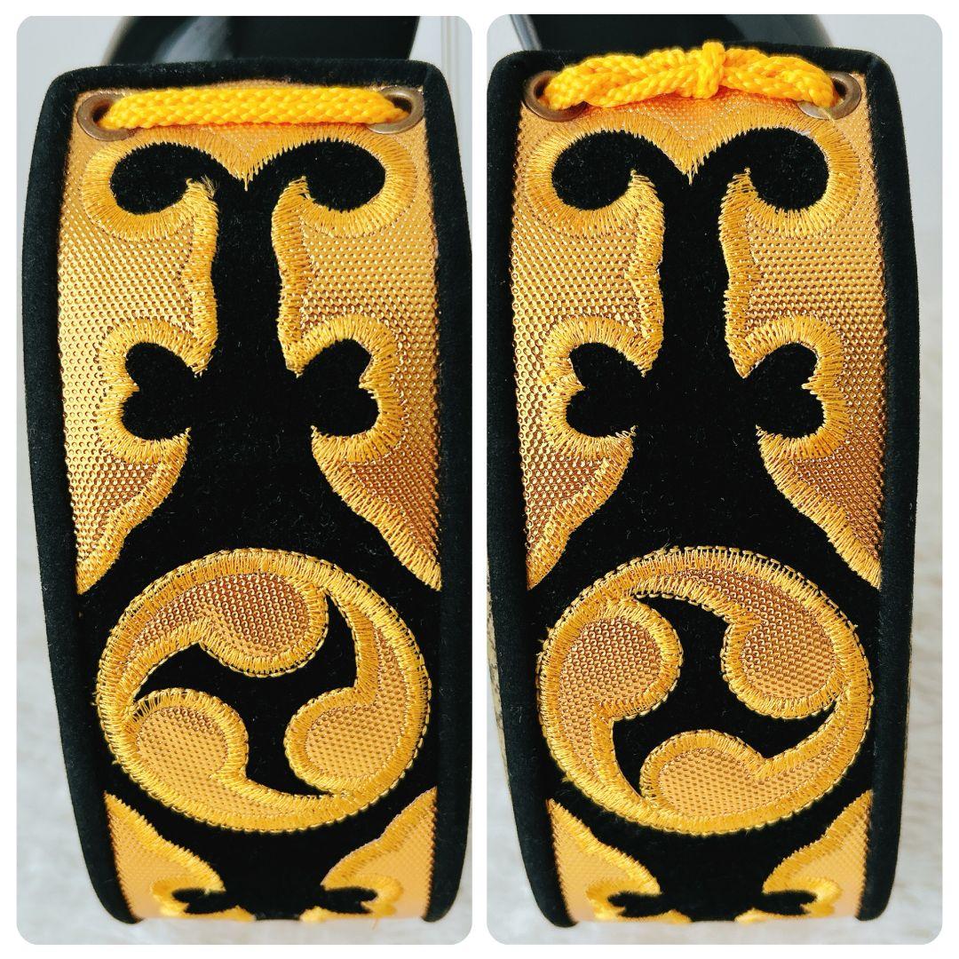 ✨美品✨勘所シール貼付あり✨ 沖縄三線 人工革 人工蛇革 本体のみ 蛍光イエロー