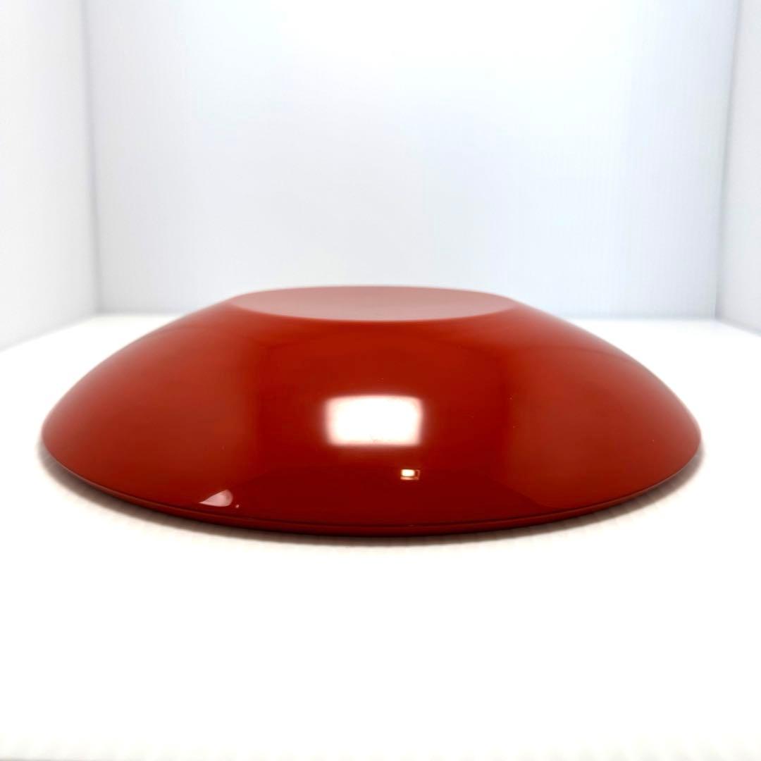 未使用 輪島塗 菓子皿 箸 セット 和皿 漆器 喰籠 赤色 葉 共箱 説明書