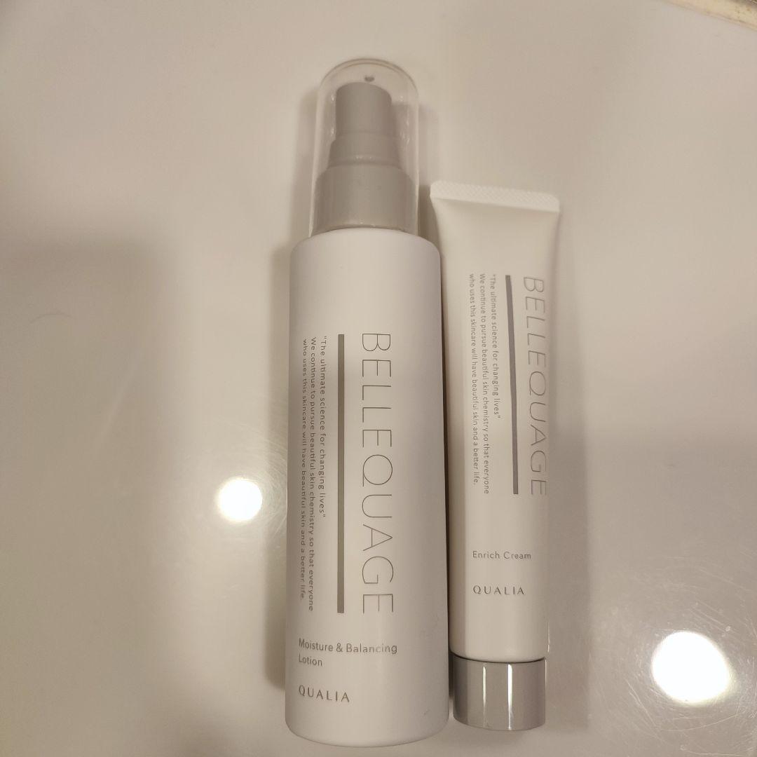 残量約半分】クオリア ベルクアージュ 化粧水 ＆ クリーム - メルカリ