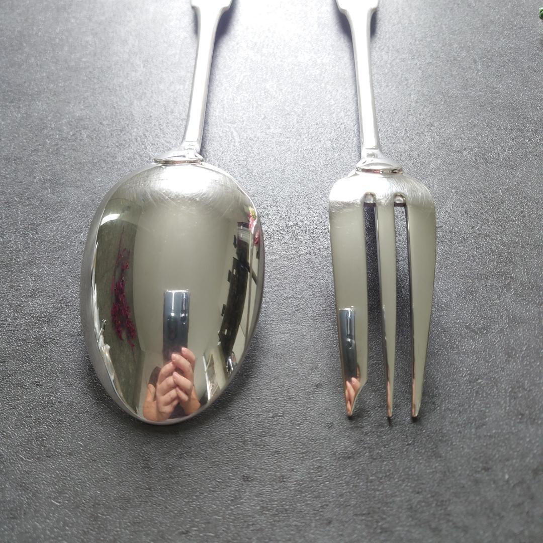 希少 クリストフル クリュニー サービングフォーク サービングスプーン