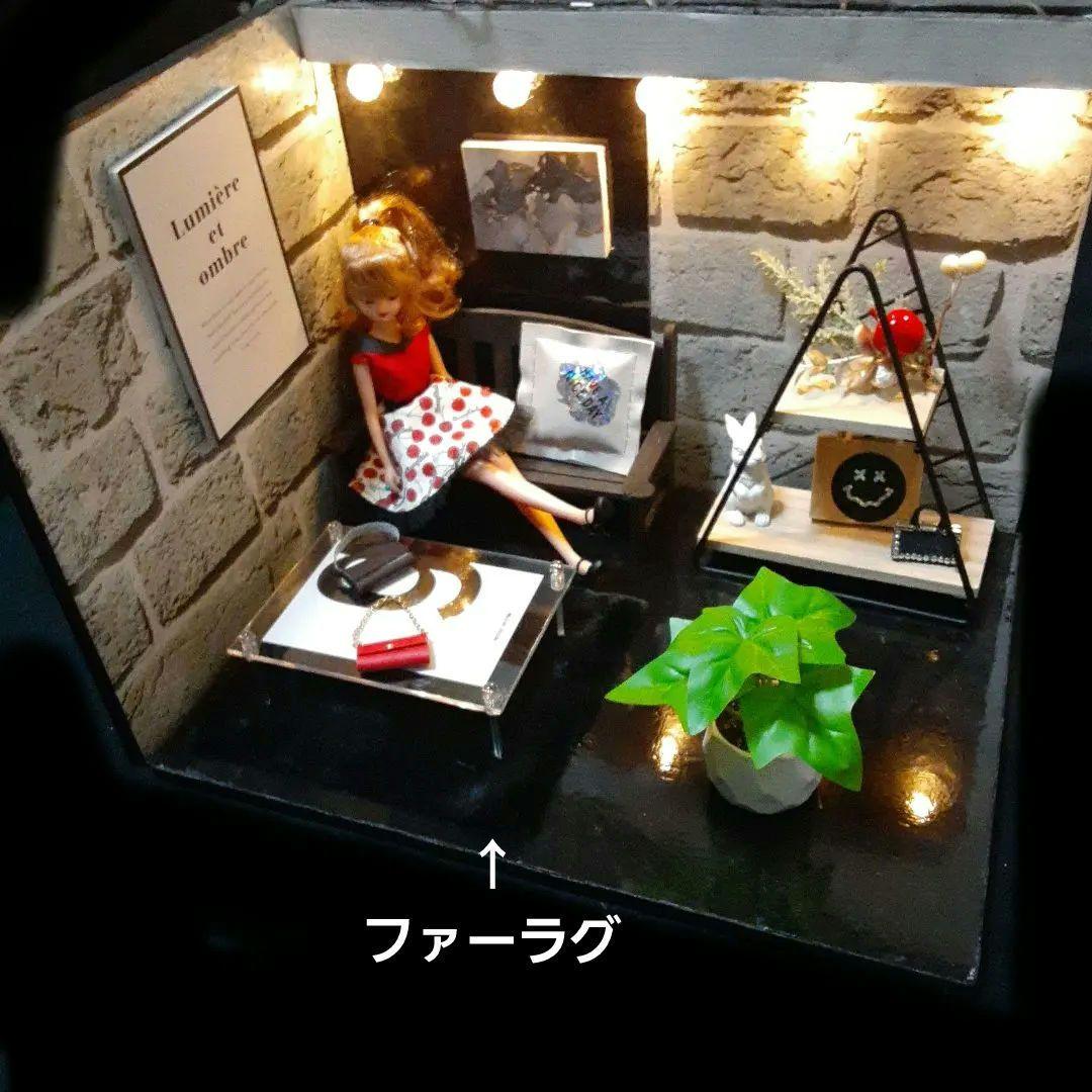 SALE2Wayメンズドールハウス ミニチュア背景ボードねんどろいど