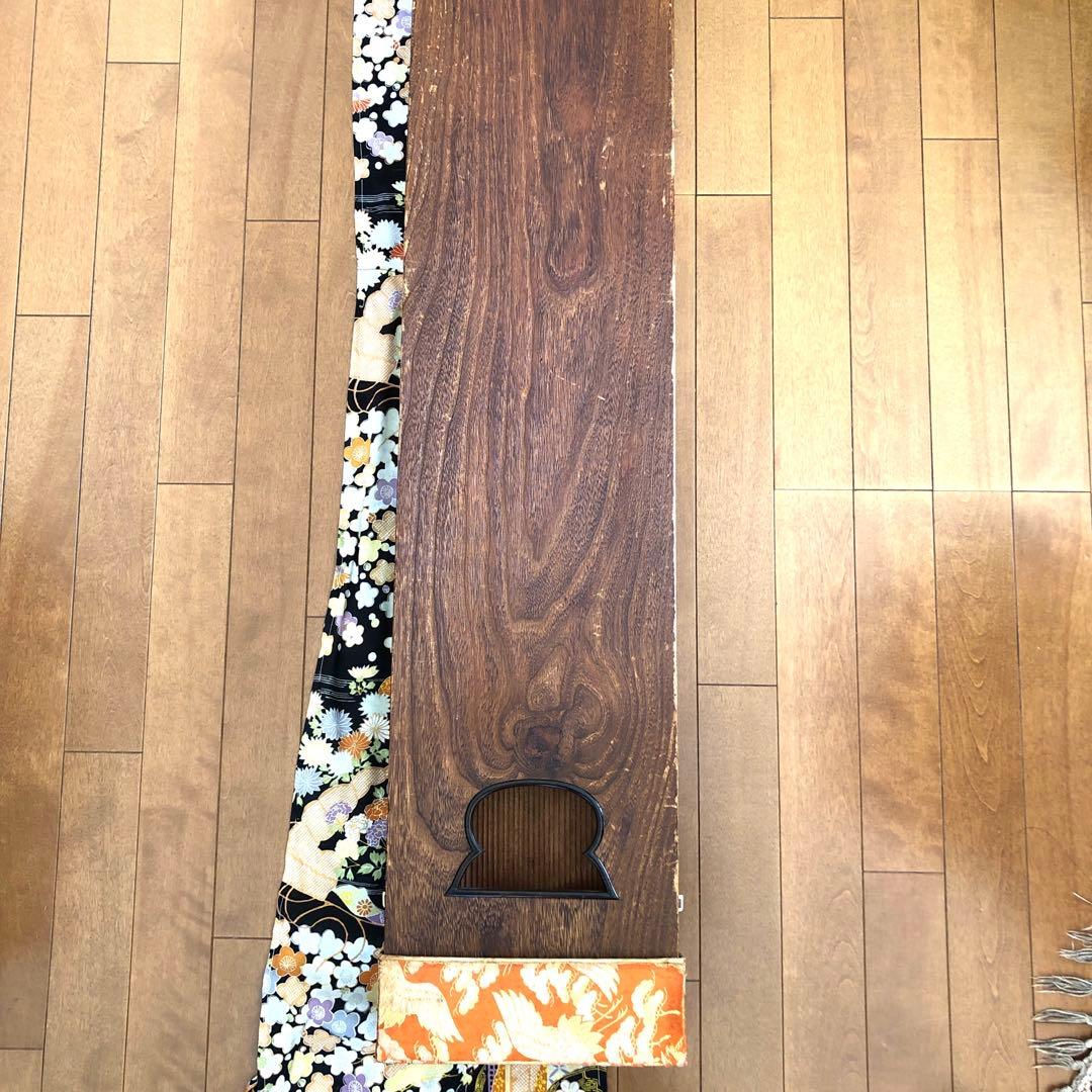 生田流　お琴　13弦　くり甲 すだれ彫　全長約180cm