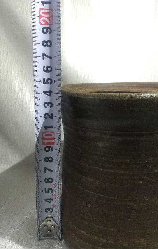 茶道具 【古備前水指】 共箱 水指 時代物 桃山744