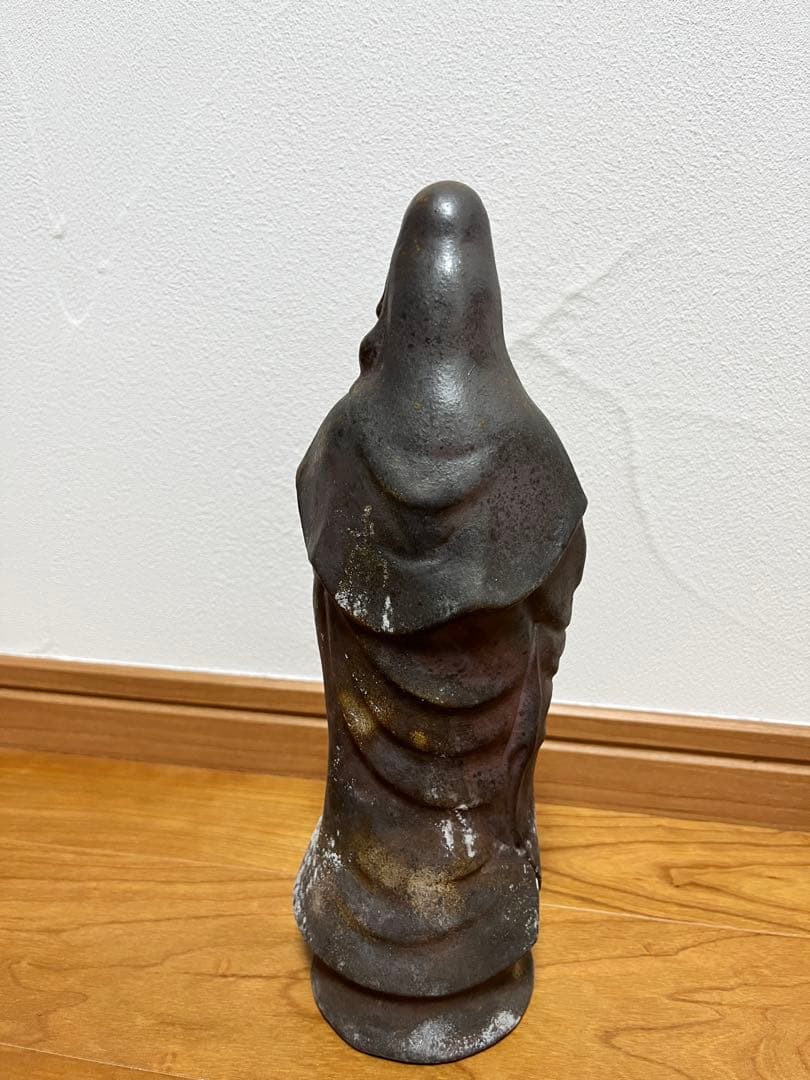 備前焼 観音像 仏像 置物 鈴木黄弌造 - メルカリ