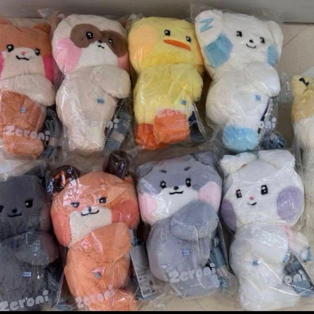 zeroni テュニニ フラットぬいぐるみ シュニニ ゼロニ デカい バッグ