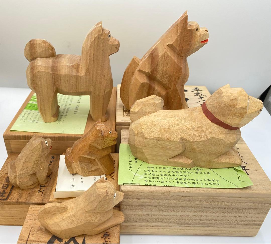 専用 奈良一刀彫り まとめ売り 干支 78体 共箱 - メルカリ