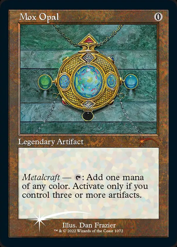 Mox Opal (Retro Frame) (Foil Etched) • Secret Lair Series (SLD) #1072